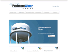 Tablet Screenshot of piedmontwater.com